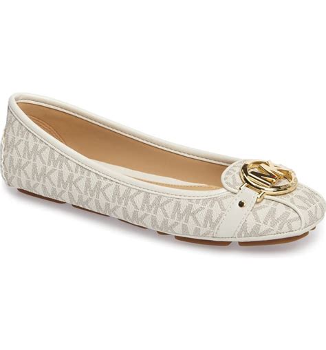 michael michael kors women's fulton moccasin 6.5 wide|Michael Kors fulton flats.